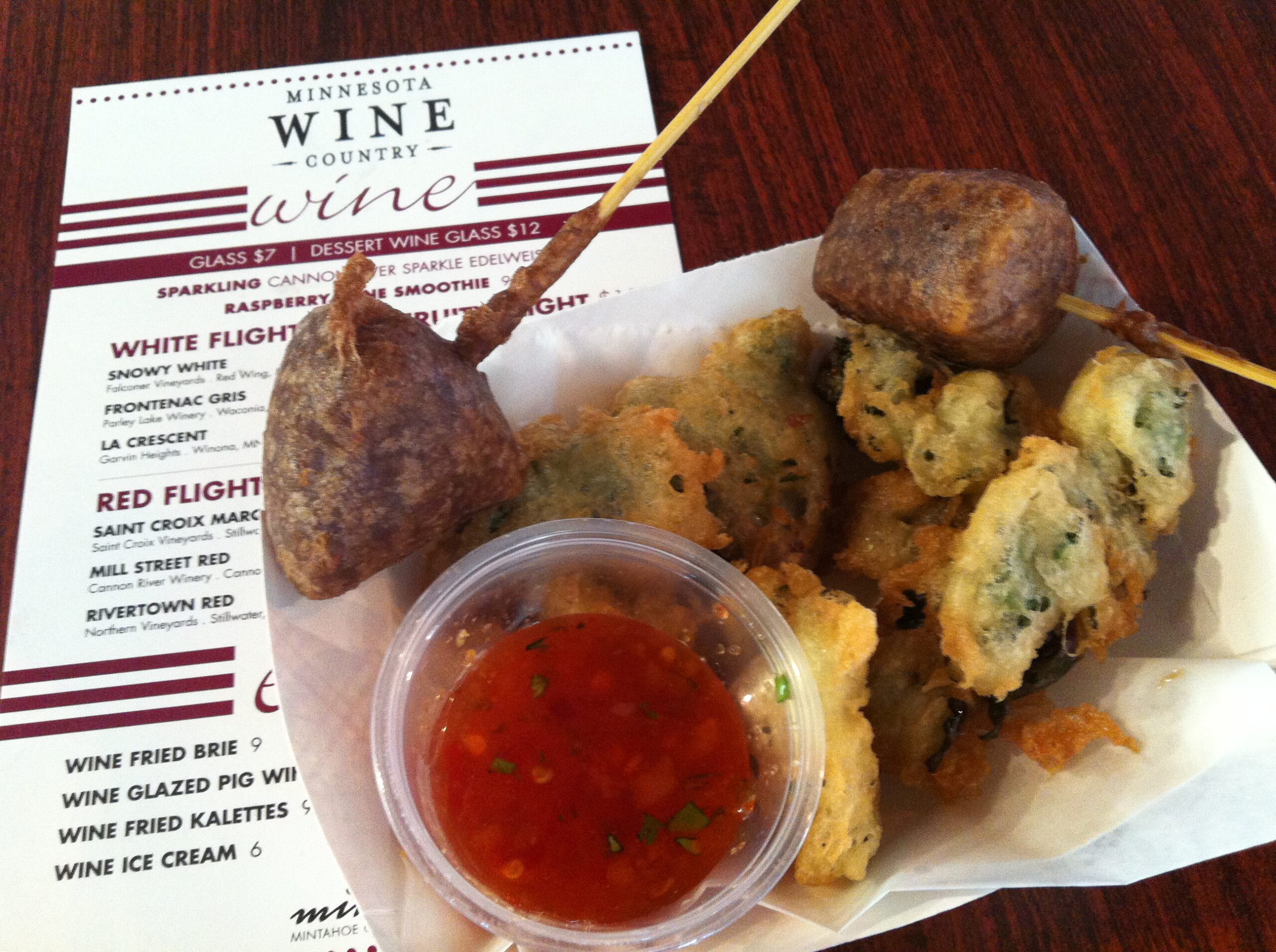 Wine-fried Kalettes