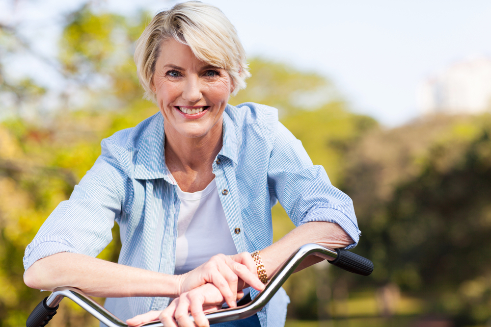 shutterstock_woman on bike
