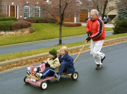 dad and gocart