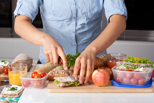 shutterstock_woman preparing lunch