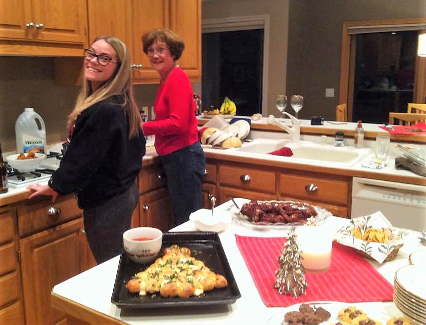 mom and lauren cooking (2)